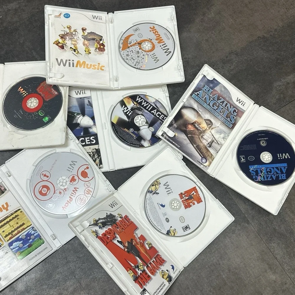 Nintendo‎ Wii Video Game Lot Of 6 Simulation Music Play Action